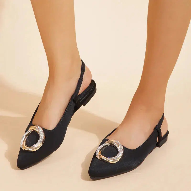 Ballerine a talon et bride Le Old Money