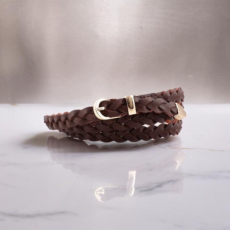 Camel Braided Belt The Old Money - Main Image