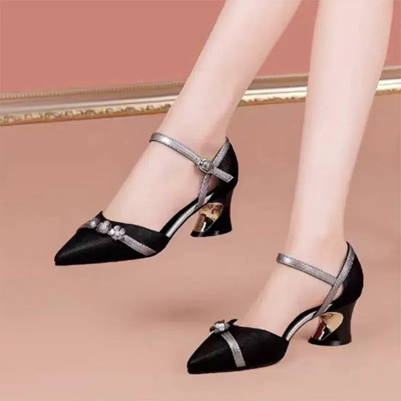 Escarpins a bride petit talon Le Old Money