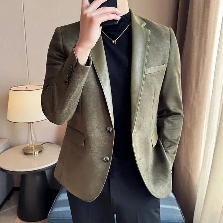 Blazer daim homme Le Old Money
