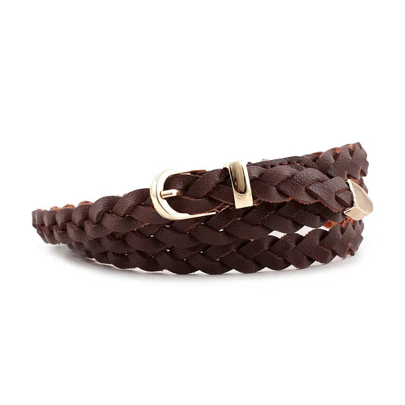 Camel Braided Belt | The Old Money display picture 2