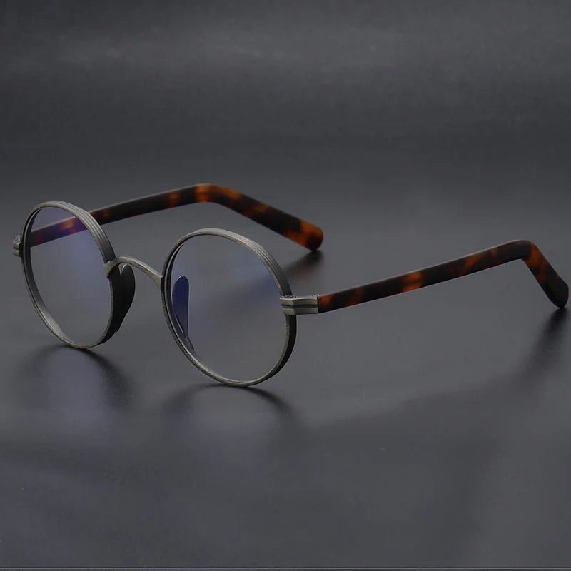 Lunette ronde fashion vintage homme