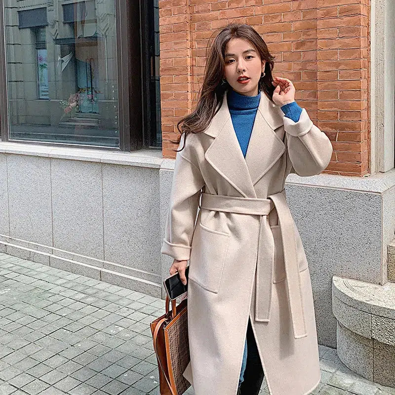 Manteau long classe femme Le Old Money