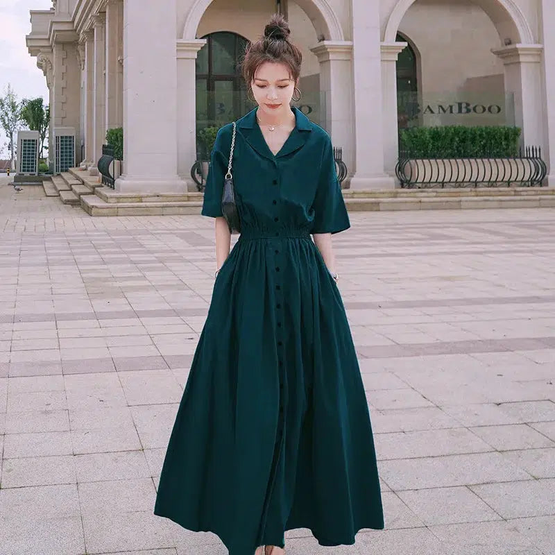 Silk Shirt Dress | The Old Money