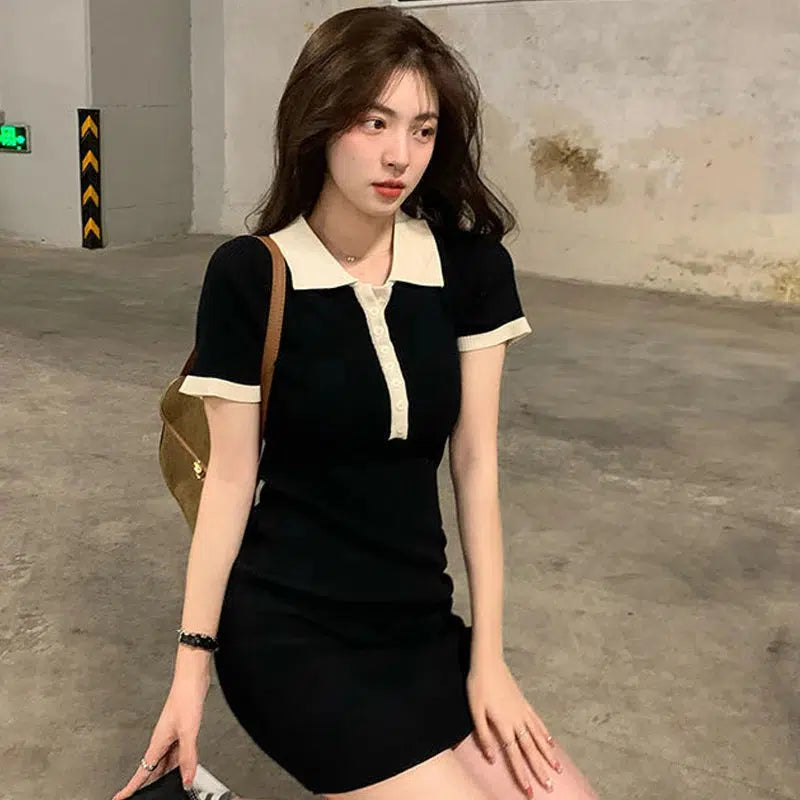 Black Polo Dress
