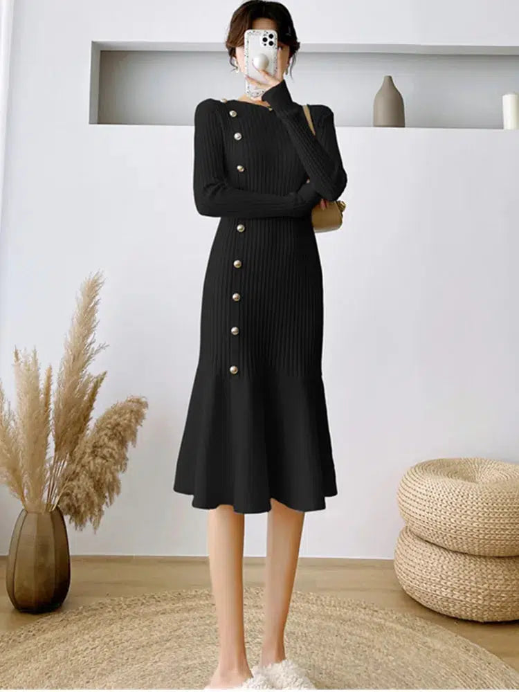 Chic Knit Dress | The Old Money Chic Knit Dress | The Old Money